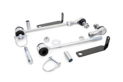 Rough Country Suspension Systems - Rough Country Front Disconnect Sway Bar Links 3"-6" Lift for Jeep WJ 1131