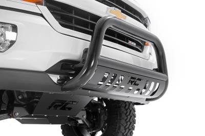 Rough Country Suspension Systems - Rough Country B-C2073 Black Front Bumper Bull Bar 19-22 GM 1500 Truck