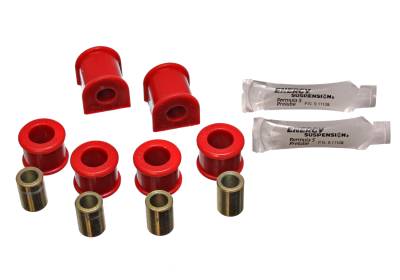 Energy Suspension - Energy Suspension 11.5103R Sway Bar Bushing Set Rear Polyurethane Red