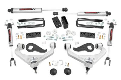 Rough Country Suspension Systems - Rough Country 95670 3" Suspension Lift Kit for 20-26 Silverado/Sierra 3500HD