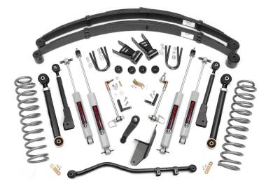 Rough Country Suspension Systems - Rough Country 69620 6.5" Suspension Lift Kit for 84-01 Jeep Cherokee XJ