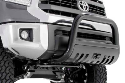 Rough Country Suspension Systems - Rough Country Black Front Bumper Bull Bar for Tundra/Sequoia B-T2071