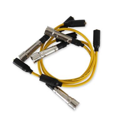 ACCEL - ACCEL 5151 Custom Super Stock Spark Plug Wire Set 7mm Yellow for VW 1.8L