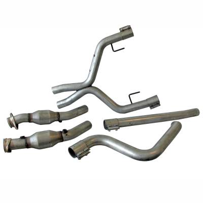 BBK Performance Parts - BBK Performance 2.5" Dual Exhaust Conversion Kit 05-10 Mustang 4.0L 4011