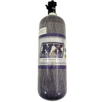 Nitrous Express - Nitrous Express 11152 12lb Composite Bottle w/Lightning 45 Bottle Valve
