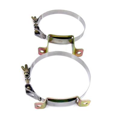 Nitrous Express - Nitrous Express 11106C 12lb Stainless Steel Bottle Brackets