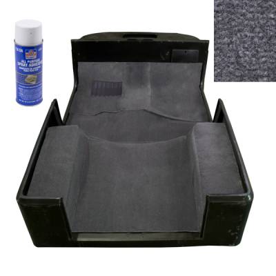 Rugged Ridge - Rugged Ridge 13696.09 Deluxe Carpet Kit w/Adhesive Gray for Jeep Wrangler