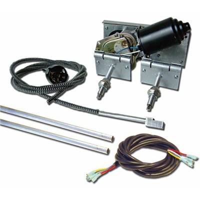 Autoloc - Autoloc AUTWIPER Heavy Duty Power Windshield Wiper Kit w/Switch & Harness