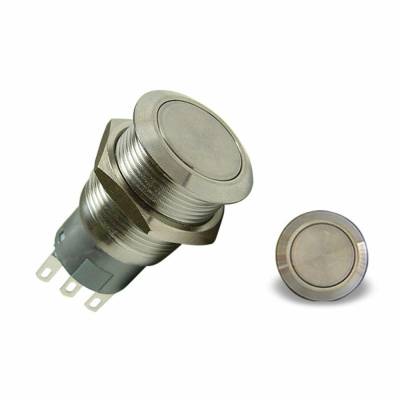 Autoloc - Autoloc AUTSWBM22X 22mm Momentary Billet Button w/o Illumination