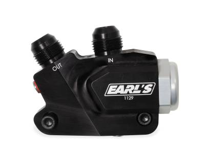 Earl's Performance - Earls Plumbing 1129ERL Engine Oil Cooler Adapter for GM 5.3 6.2 6.6