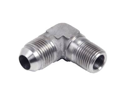 Earl's Performance - Earls Plumbing SS982204ERL 90-DEG Stainless Steel AN to NPT Adapter Elbow