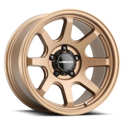 Vision Wheel - Vision Wheels 351 Flow 17x8 5x110 30mm Bronze Matte 351-7810BZ30