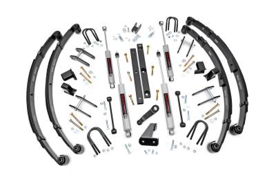 Rough Country Suspension Systems - Rough Country 618.20 4.5" Suspension Lift Kit for 87-95 Wrangler YJ 4WD Power
