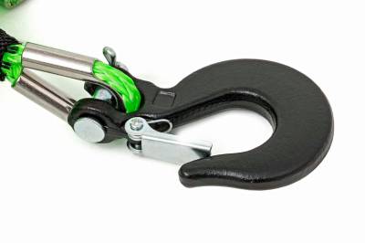 Rough Country Suspension Systems - Rough Country RS142 Synthetic Winch Rope 1/4" x 50' Lime Green