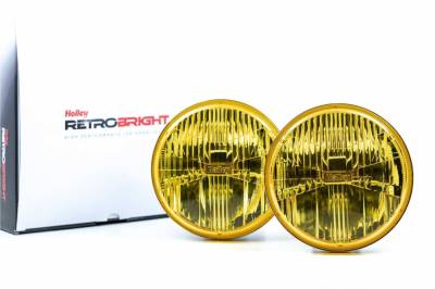 Morimoto - Morimoto LFRB105 Holley RetroBright LED Headlights Euro Yellow 5.75 Each