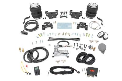 Rough Country Suspension Systems - Rough Country Rear Air Spring Kit w/Compressor Silverado/Sierra HD 10006WC