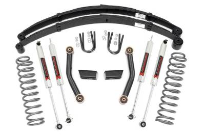 Rough Country Suspension Systems - Rough Country 3" Suspension Lift Kit for 84-01 Cherokee XJ 63041