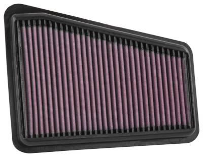 K&N - K&N 33-5068 Drop-In Replacement Air Filter for 18-19 Genesis/Kia