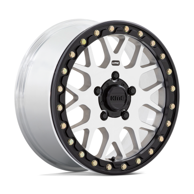 KMC Powersports - KMC Wheels KS235 GRENADE BEADLOCK 15x6 5x4.5 38mm Machined KS23556012538