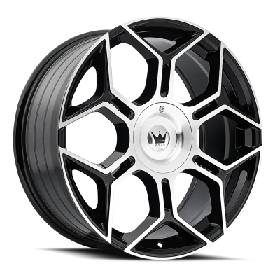 Mazzi - Mazzi 379 Libra 20x8.5 5x112/120 35mm Black/Machined 379-2809BM