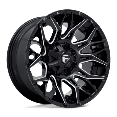 Fuel 1PC - Fuel Off Road D769 TWITCH 20x10 6x135/5.5 -18mm Gloss Black/Milled D76920009847