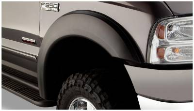 Bushwacker - Bushwacker Extend-a-Fender Front Fender Flares Black Super Duty 20075-02