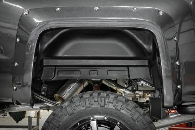 Rough Country Suspension Systems - Rough Country 4215 Rear Wheel Well Liners Pair for 15-19 Silverado HD