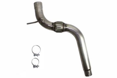 JBA Racing Headers - JBA Headers 1748SD After-Cat 3" Exhaust Downpipe 409 Stainless Mustang 2.3L