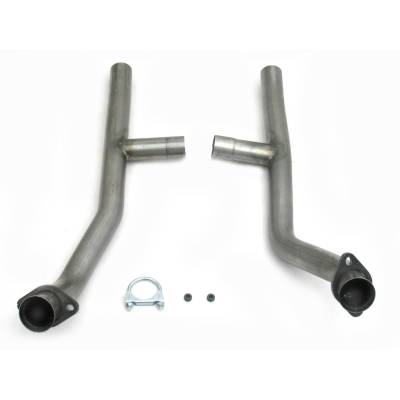 JBA Racing Headers - JBA Headers 2.5" Exhaust H-Pipe-409 Stainless Steel 65-73 Mustang SBF 1650SH