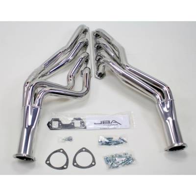 JBA Racing Headers - JBA Headers 1.75" Long Tube Stainless Headers-Ceramic 65-73 Mustang 6610SJS