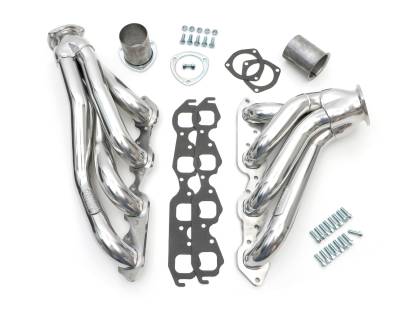 Hedman Hedders - Hedman 66103 Silver 2" Mid-Length Headers for 70-81 Camaro w/396-502