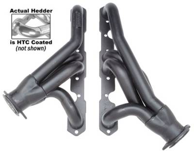 Hedman Hedders - Hedman 69646 HTC Silver Mid-Length SBC Swap Headers for 87-95 Jeep Wrangler YJ