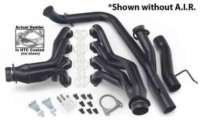 Hedman Hedders - Hedman 86511 Silver Headers for 88-97 Ford F150 F250 F350 7.5L w/A.I.R.