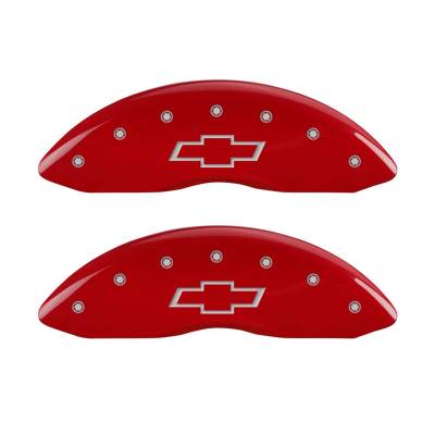 MGP Caliper Covers - MGP Front Caliper Covers Red Chevrolet Colorado 14221FBOWRD