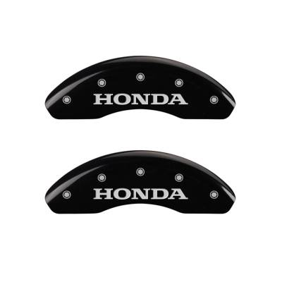 MGP Caliper Covers - MGP Front Caliper Covers Gloss Black Honda Insight 20003FHONBK