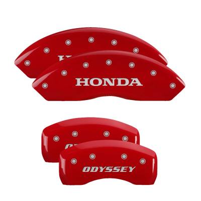 MGP Caliper Covers - MGP Front/Rear Caliper Covers Red Honda Odyssey 20203SODSRD