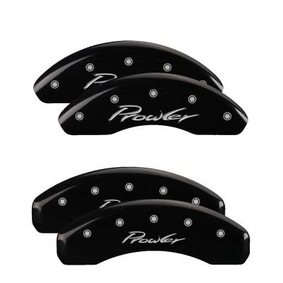 MGP Caliper Covers - MGP Front/Rear Caliper Covers Gloss Black for Prowler 32014SPRLBK