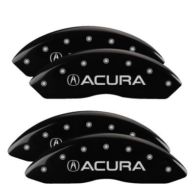 MGP Caliper Covers - MGP Front/Rear Caliper Covers Gloss Black Acura RL 39015SACUBK
