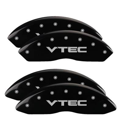 MGP Caliper Covers - MGP Front/Rear Caliper Covers Gloss Black Acura RL 39015SVTCBK