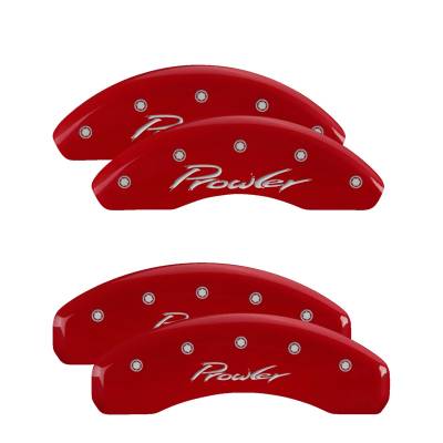 MGP Caliper Covers - MGP Front/Rear Caliper Covers Red for Prowler 32014SPRLRD