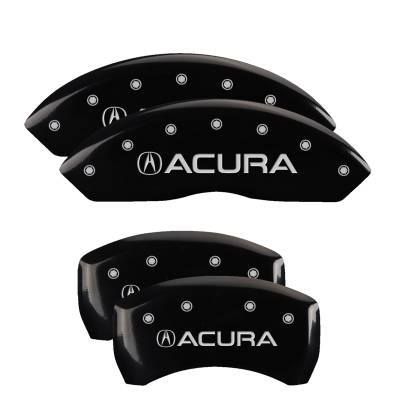 MGP Caliper Covers - MGP Front/Rear Caliper Covers Gloss Black Acura RLX 39014SACUBK