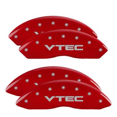 MGP Caliper Covers - MGP Front/Rear Caliper Covers Red Acura RL 39015SVTCRD