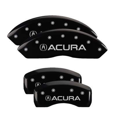 MGP Caliper Covers - MGP Front/Rear Caliper Covers Gloss Black Acura TL 39001SACUBK