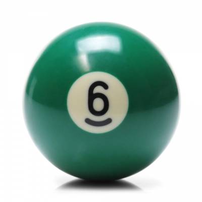 American Shifter Company - American Shifter ASCSN03006 6 Ball Billiard Pool Custom Shift Knob