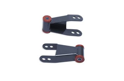 MaxTrac - MaxTrac 411120 2" Rear Lowering Shackles for 73-87 Chevrolet C10 Pickup 2WD