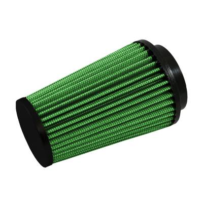 Green Filter USA - Green Filter 2451 Cone Air Filter 6" H 2.5" ID 4" OD 3" Top