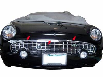 Quality Automotive Accessories - Quality Automotive SG43670 Grille Accent Kit 02-05 Ford Thunderbird
