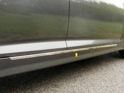 Quality Automotive Accessories - QAA TH11806 Stainless Rocker Panel Trim 2pc for 11-15 Kia Optima