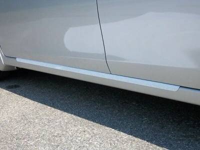 Quality Automotive Accessories - QAA TH13577 Stainless Rocker Panel Trim 2pc for 13-15 Nissan Sentra