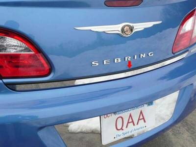 Quality Automotive Accessories - Quality Automotive RD47780 Rear Deck Accent for Chrysler Sebring